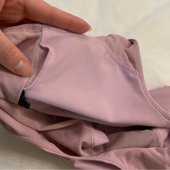 Balance Athletica Vitality Light Purple Pink Sports Bra Medium - Picture 3 of 5